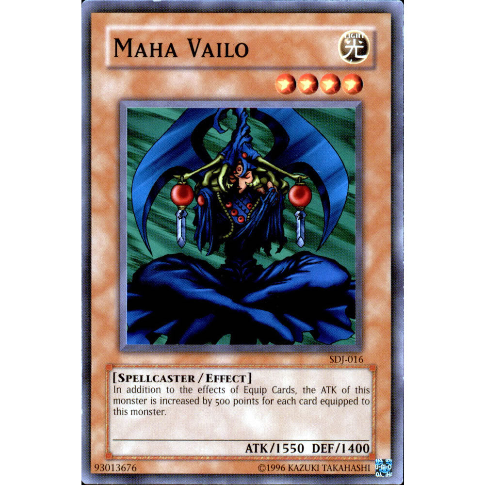 Maha Vailo SDJ-016 Yu-Gi-Oh! Card from the Joey Set