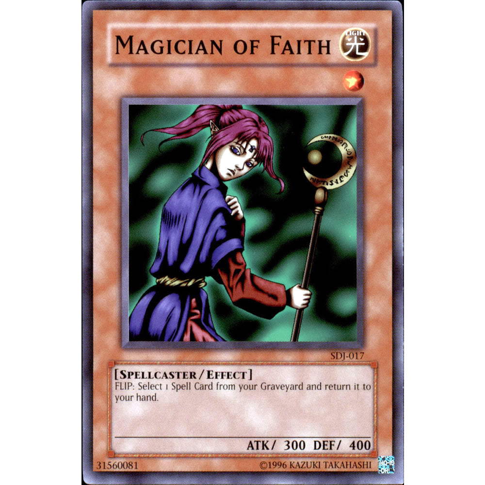 Magician of Faith SDJ-017 Yu-Gi-Oh! Card from the Joey Set