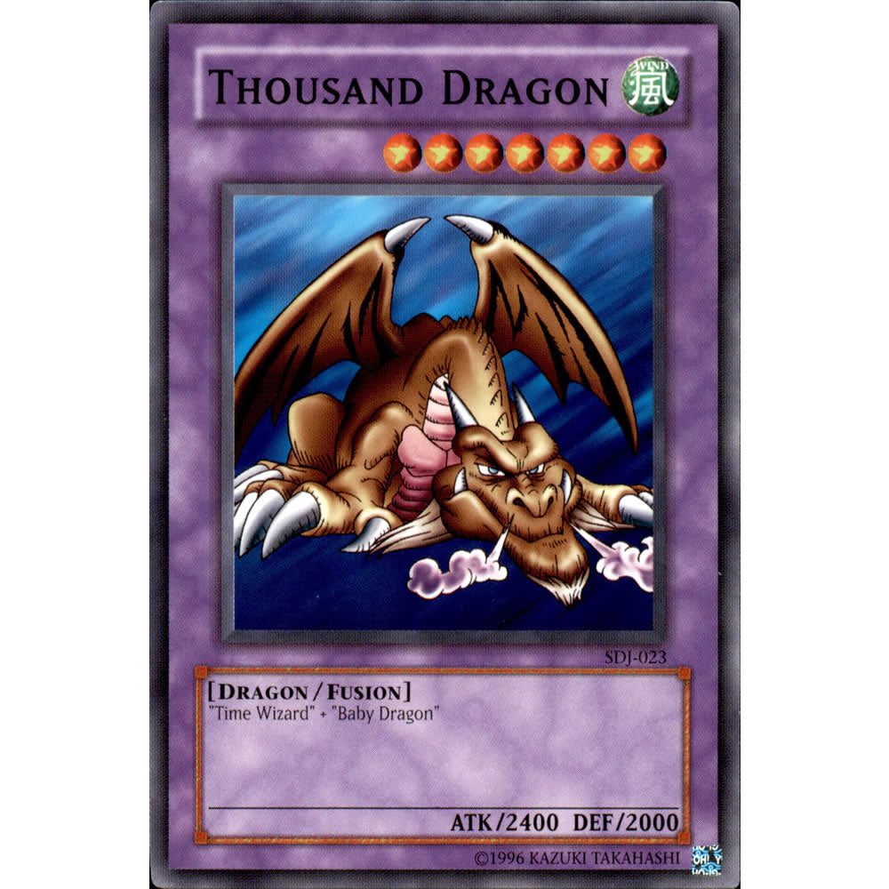 Thousand Dragon SDJ-023 Yu-Gi-Oh! Card from the Joey Set