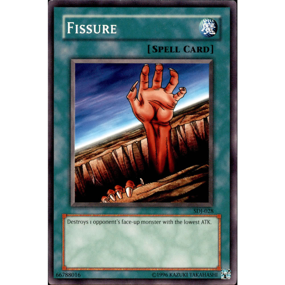 Fissure SDJ-028 Yu-Gi-Oh! Card from the Joey Set