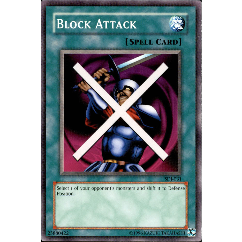 Block Attack SDJ-031 Yu-Gi-Oh! Card from the Joey Set