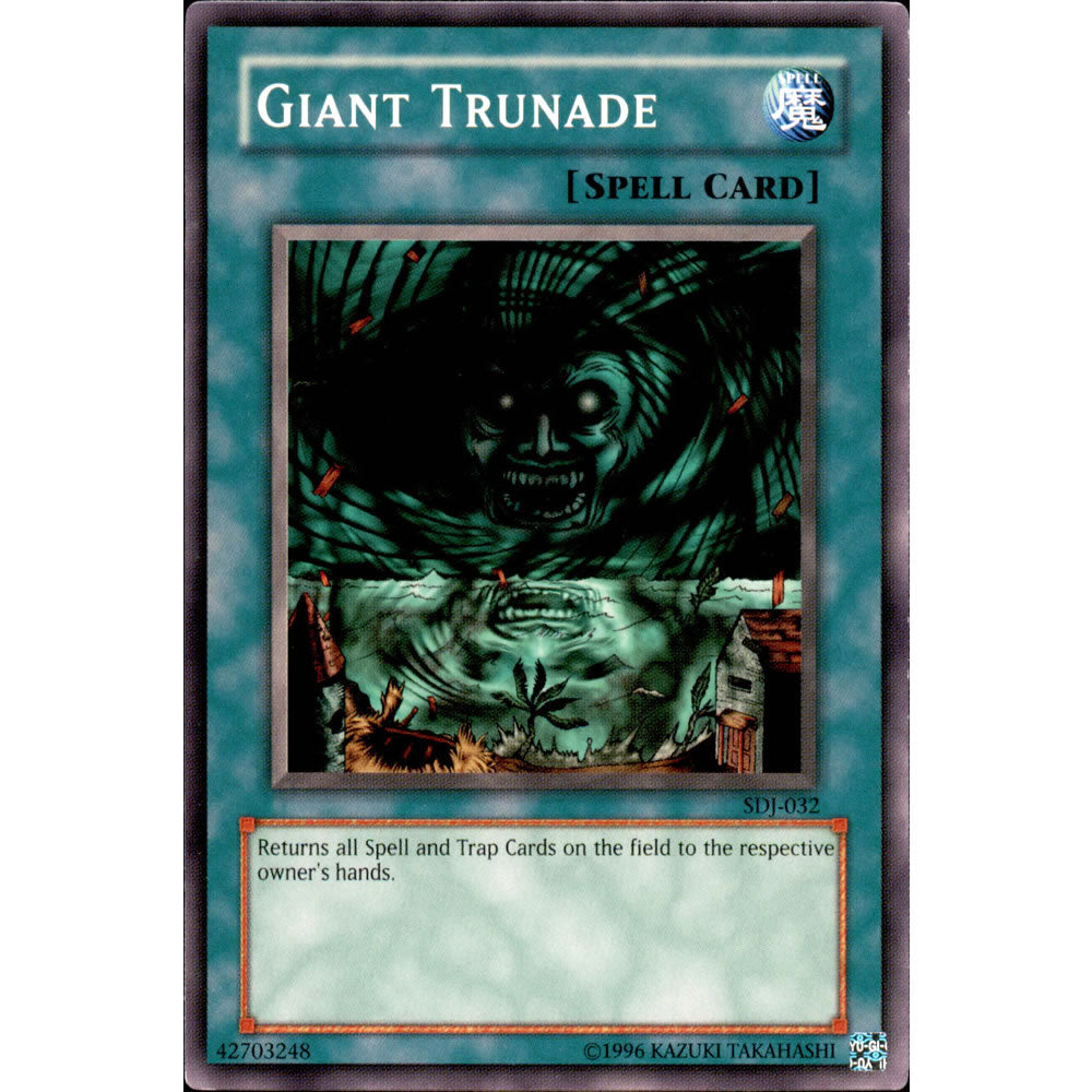 Giant Trunade SDJ-032 Yu-Gi-Oh! Card from the Joey Set