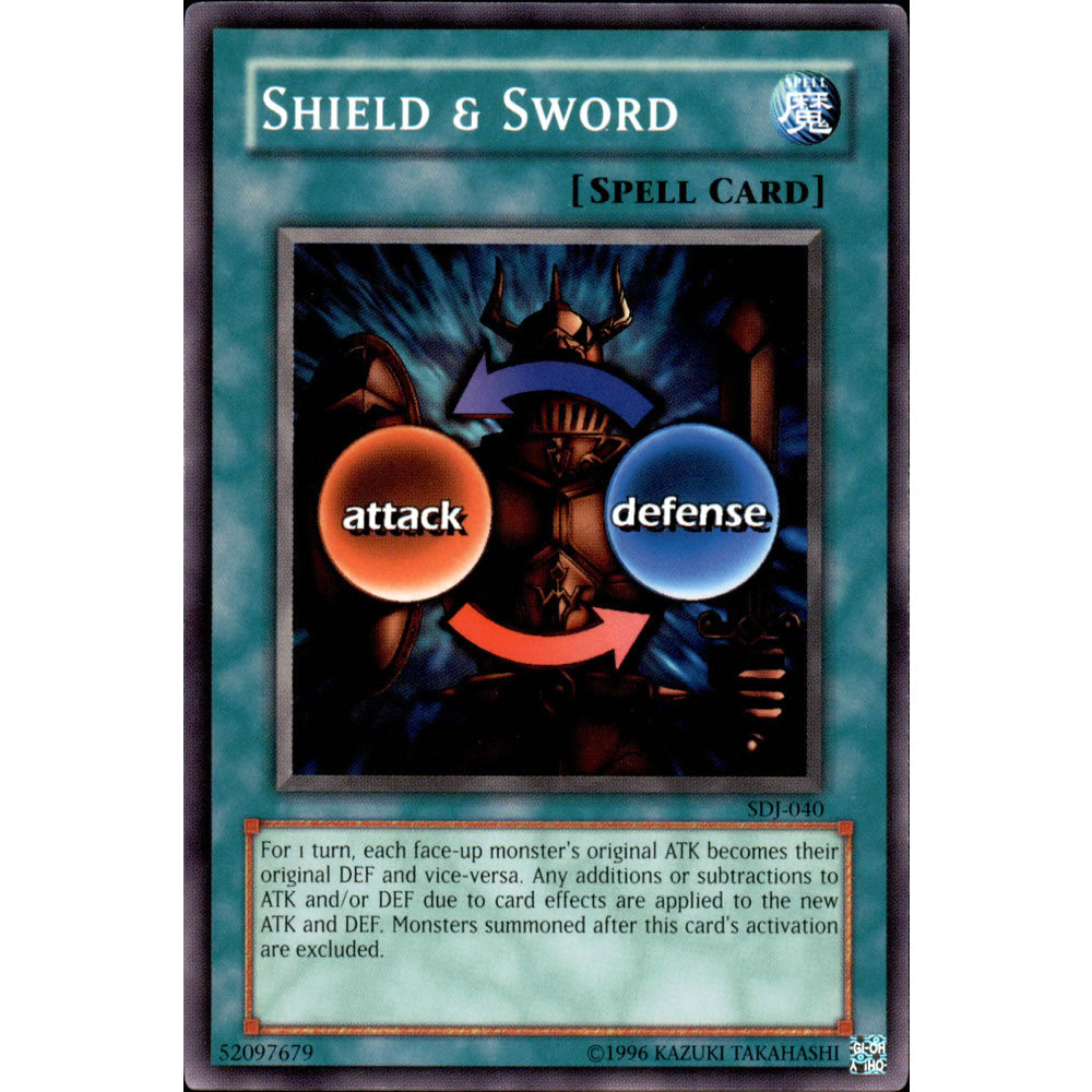 Shield & Sword SDJ-040 Yu-Gi-Oh! Card from the Joey Set