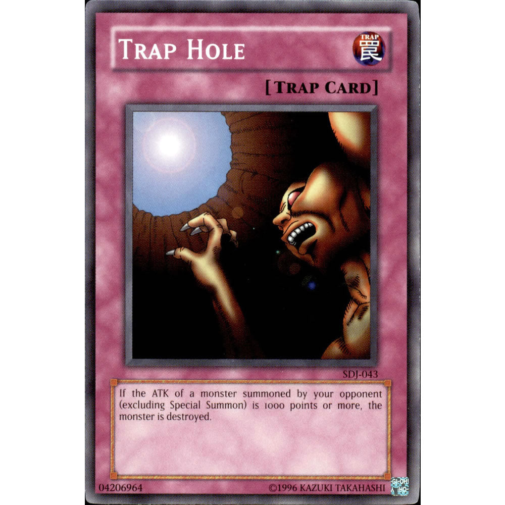 Trap Hole SDJ-043 Yu-Gi-Oh! Card from the Joey Set