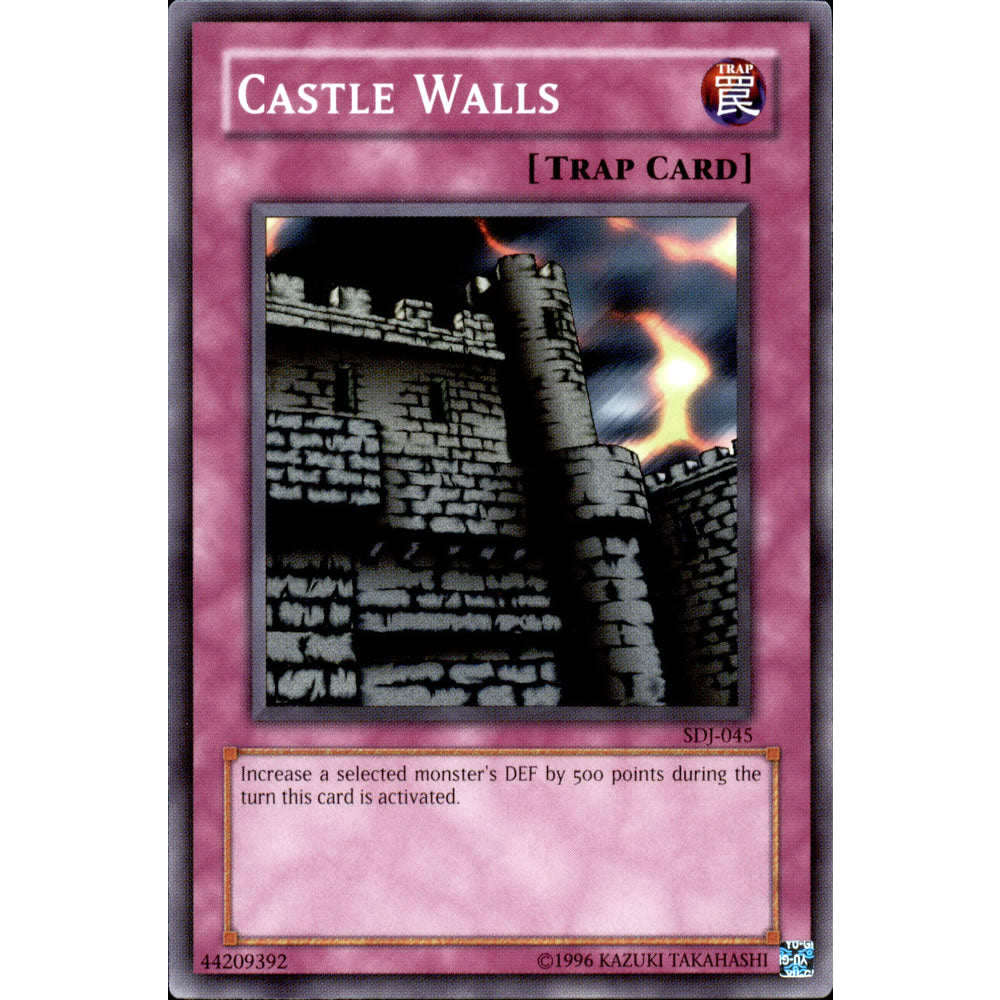 Castle Walls SDJ-045 Yu-Gi-Oh! Card from the Joey Set