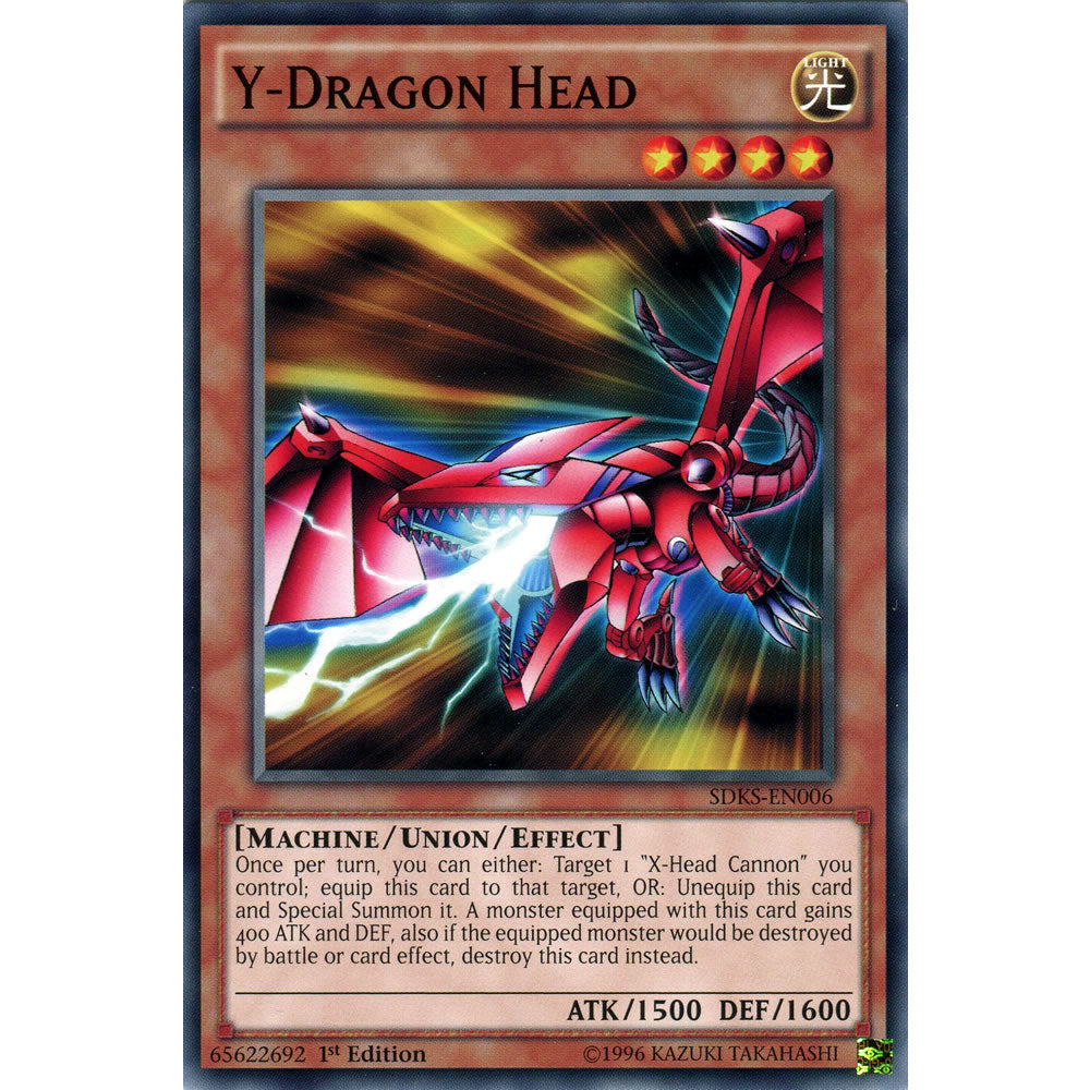 Y-Dragon Head SDKS-EN006 Yu-Gi-Oh! Card from the Seto Kaiba Set