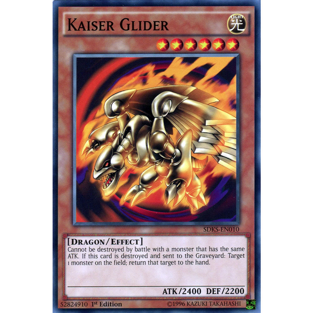Kaiser Glider SDKS-EN010 Yu-Gi-Oh! Card from the Seto Kaiba Set