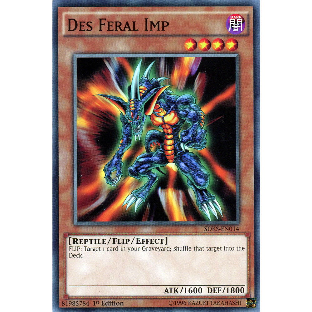 Des Feral Imp SDKS-EN014 Yu-Gi-Oh! Card from the Seto Kaiba Set