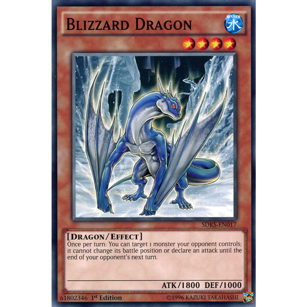 Blizzard Dragon SDKS-EN017 Yu-Gi-Oh! Card from the Seto Kaiba Set