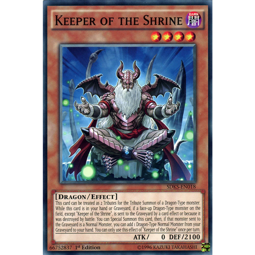 Keeper of the Shrine SDKS-EN018 Yu-Gi-Oh! Card from the Seto Kaiba Set