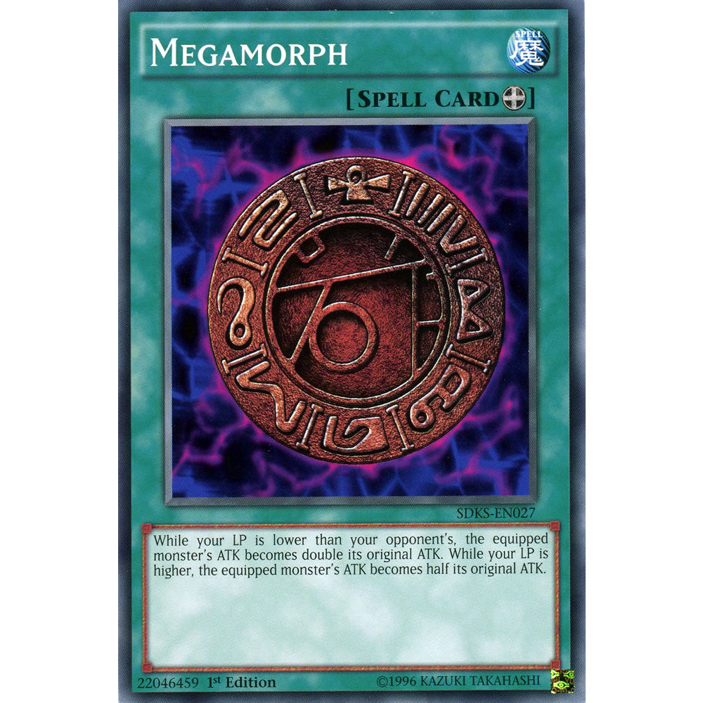Megamorph SDKS-EN027 Yu-Gi-Oh! Card from the Seto Kaiba Set