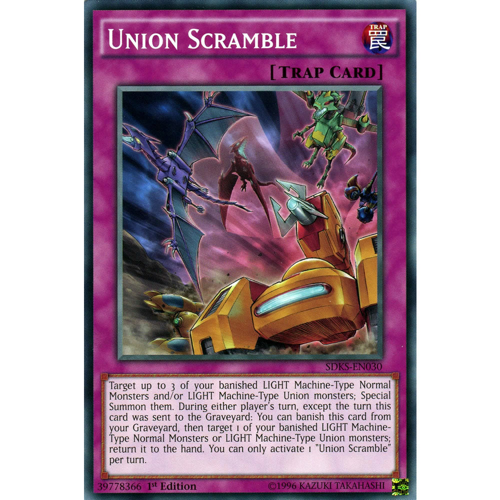 Union Scramble SDKS-EN030 Yu-Gi-Oh! Card from the Seto Kaiba Set