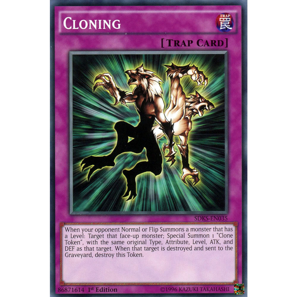 Cloning SDKS-EN035 Yu-Gi-Oh! Card from the Seto Kaiba Set