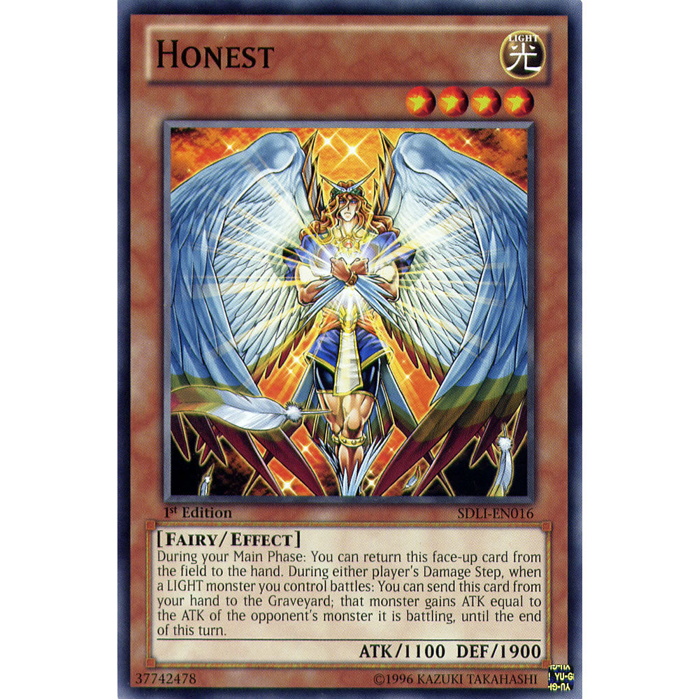 Honest SDLI-EN016 Yu-Gi-Oh! Card from the Realm of Light Set