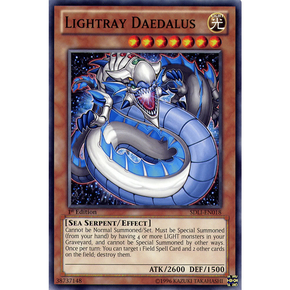 Lightray Daedalus SDLI-EN018 Yu-Gi-Oh! Card from the Realm of Light Set