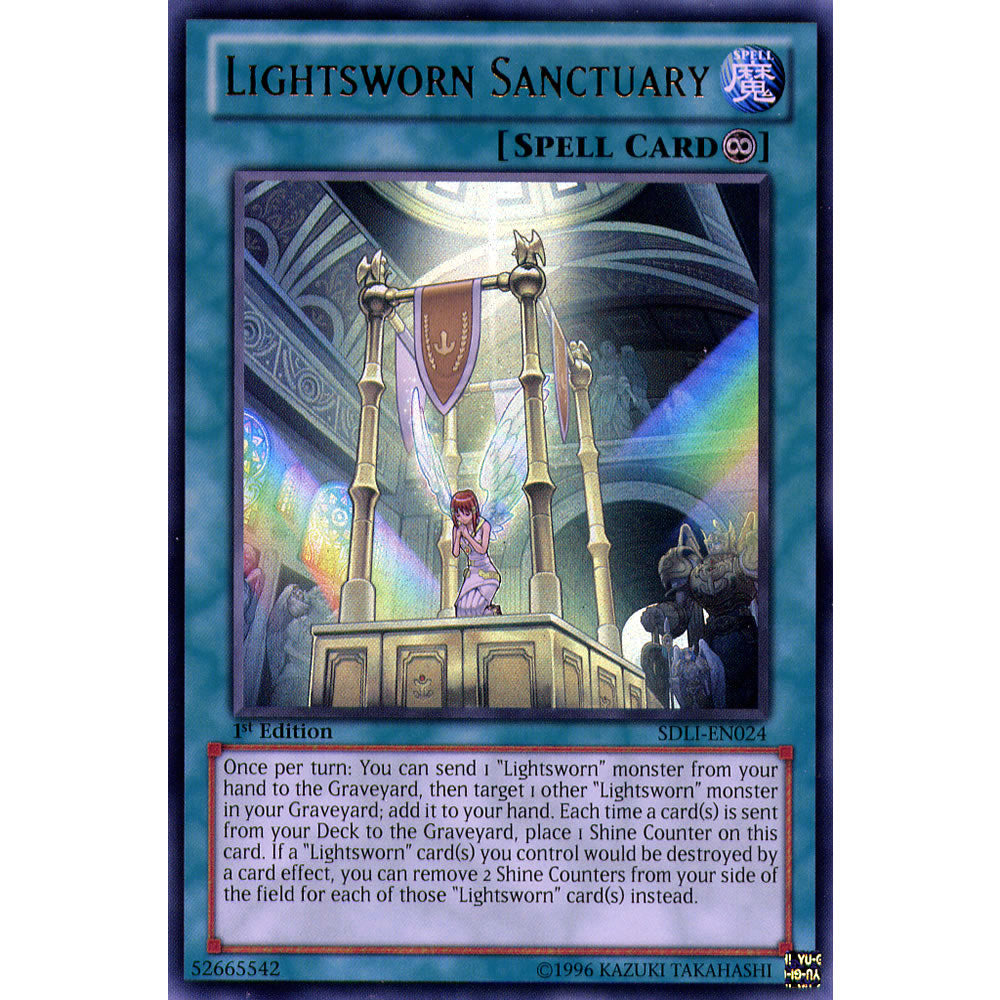 Lightsworn Sanctuary SDLI-EN024 Yu-Gi-Oh! Card from the Realm of Light Set