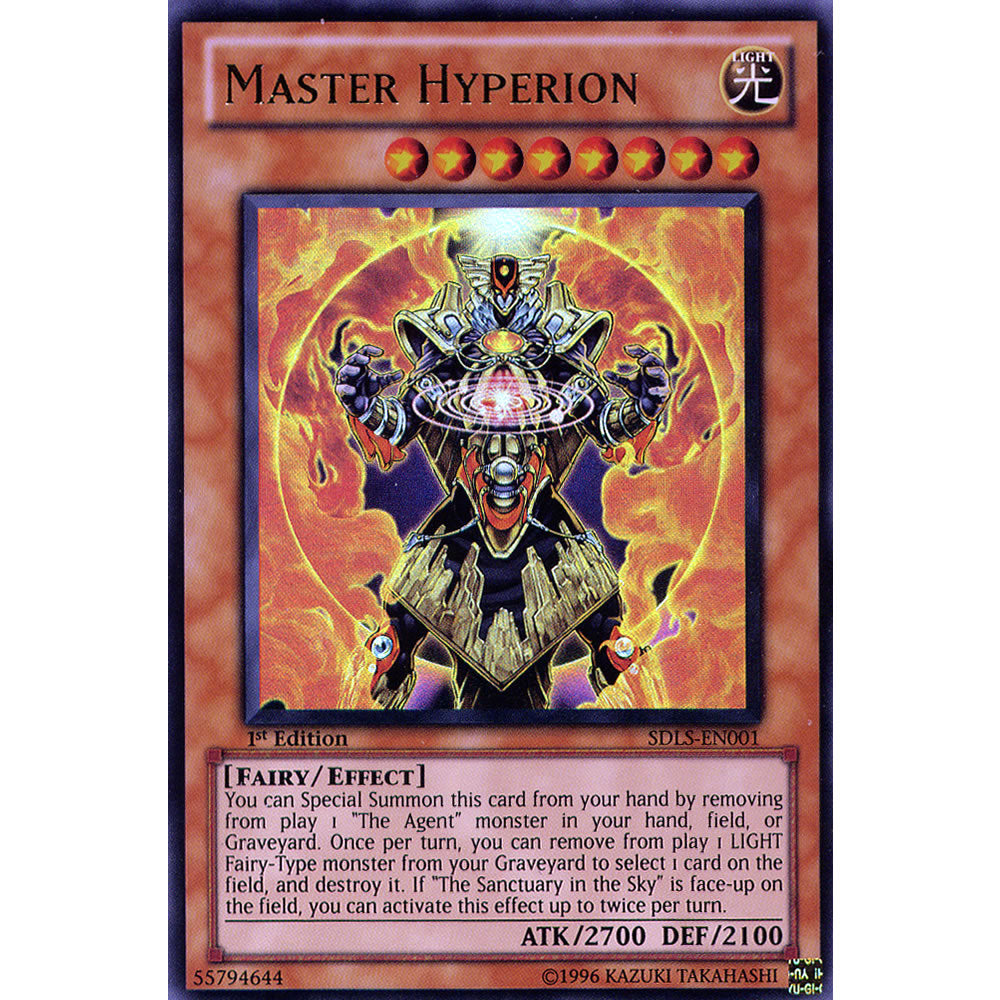 Master Hyperion SDLS-EN001 Yu-Gi-Oh! Card from the Lost Sanctuary Set