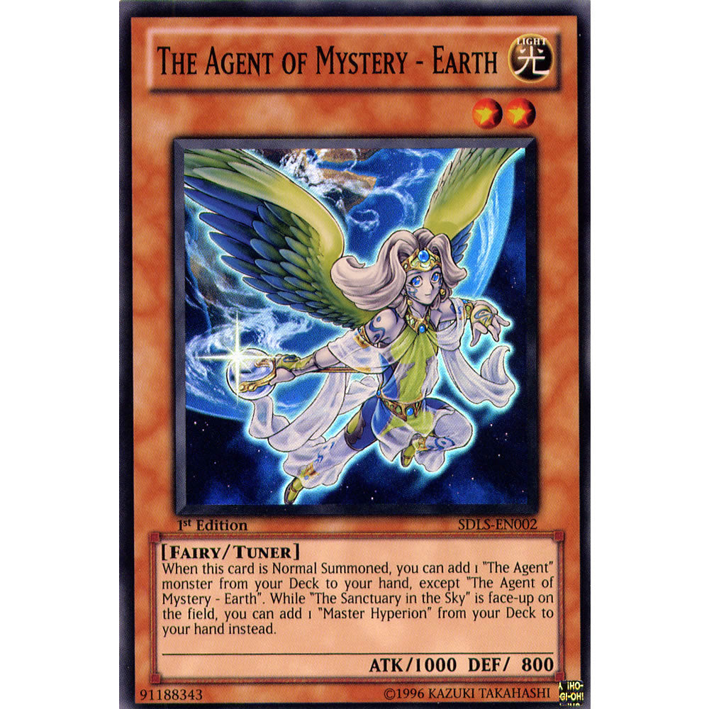 The Agent of Mystery - Earth SDLS-EN002 Yu-Gi-Oh! Card from the Lost Sanctuary Set