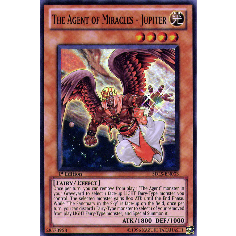 The Agent of Miracles - Jupiter SDLS-EN003 Yu-Gi-Oh! Card from the Lost Sanctuary Set