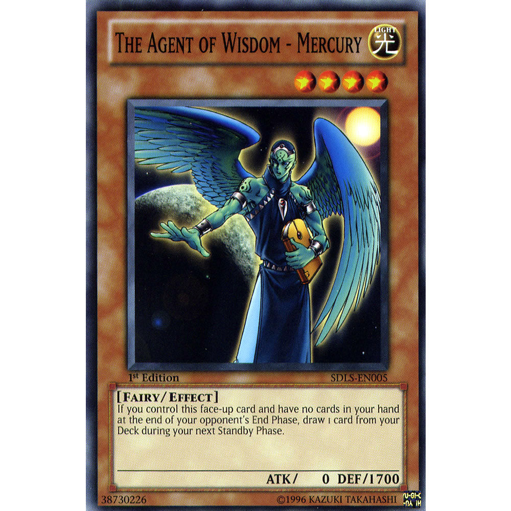 The Agent of Wisdom - Mercury SDLS-EN005 Yu-Gi-Oh! Card from the Lost Sanctuary Set