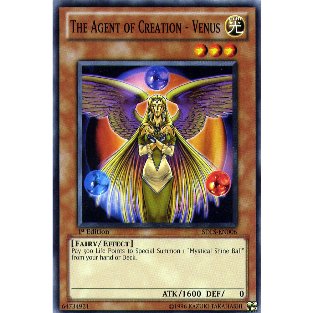 The Agent of Creation - Venus SDLS-EN006 Yu-Gi-Oh! Card from the Lost Sanctuary Set