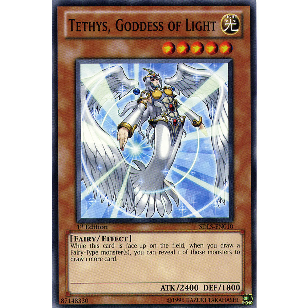 Tethys Goddess Of Light SDLS-EN010 Yu-Gi-Oh! Card from the Lost Sanctuary Set