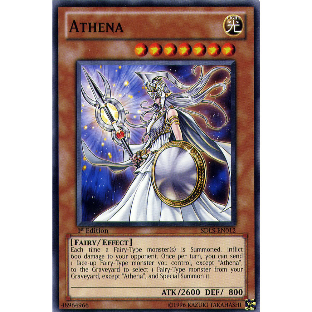 Athena SDLS-EN012 Yu-Gi-Oh! Card from the Lost Sanctuary Set