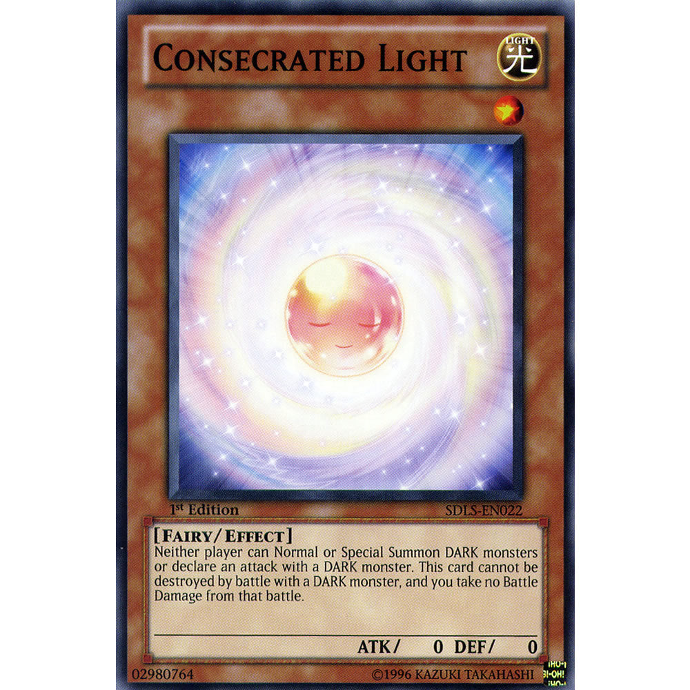Consecrated Light SDLS-EN022 Yu-Gi-Oh! Card from the Lost Sanctuary Set