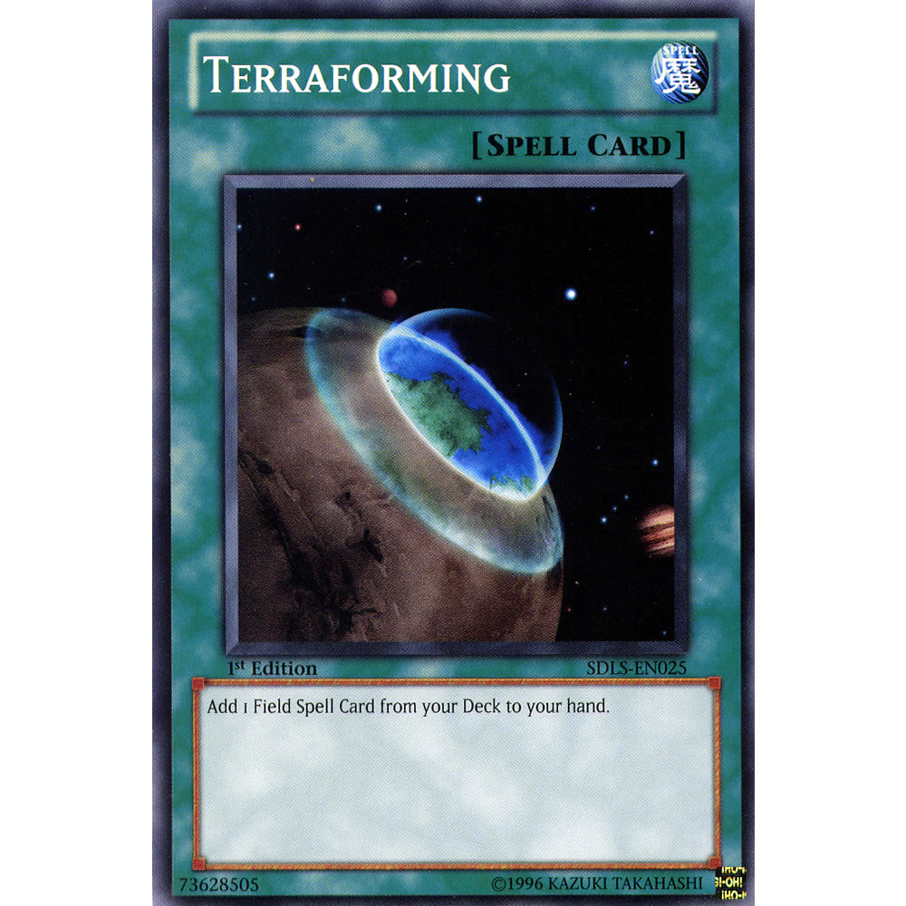 Terraforming SDLS-EN025 Yu-Gi-Oh! Card from the Lost Sanctuary Set