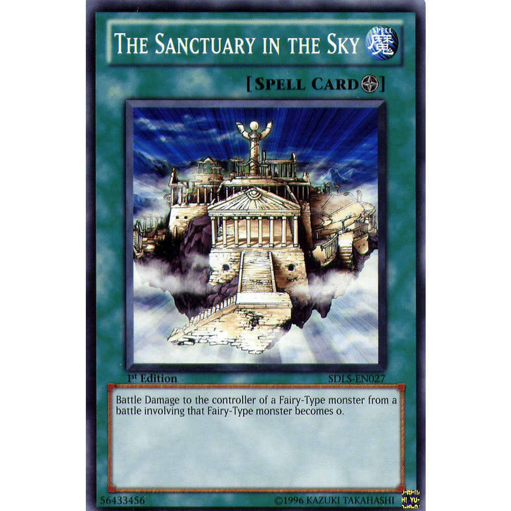 The Sanctuary in the Sky SDLS-EN027 Yu-Gi-Oh! Card from the Lost Sanctuary Set