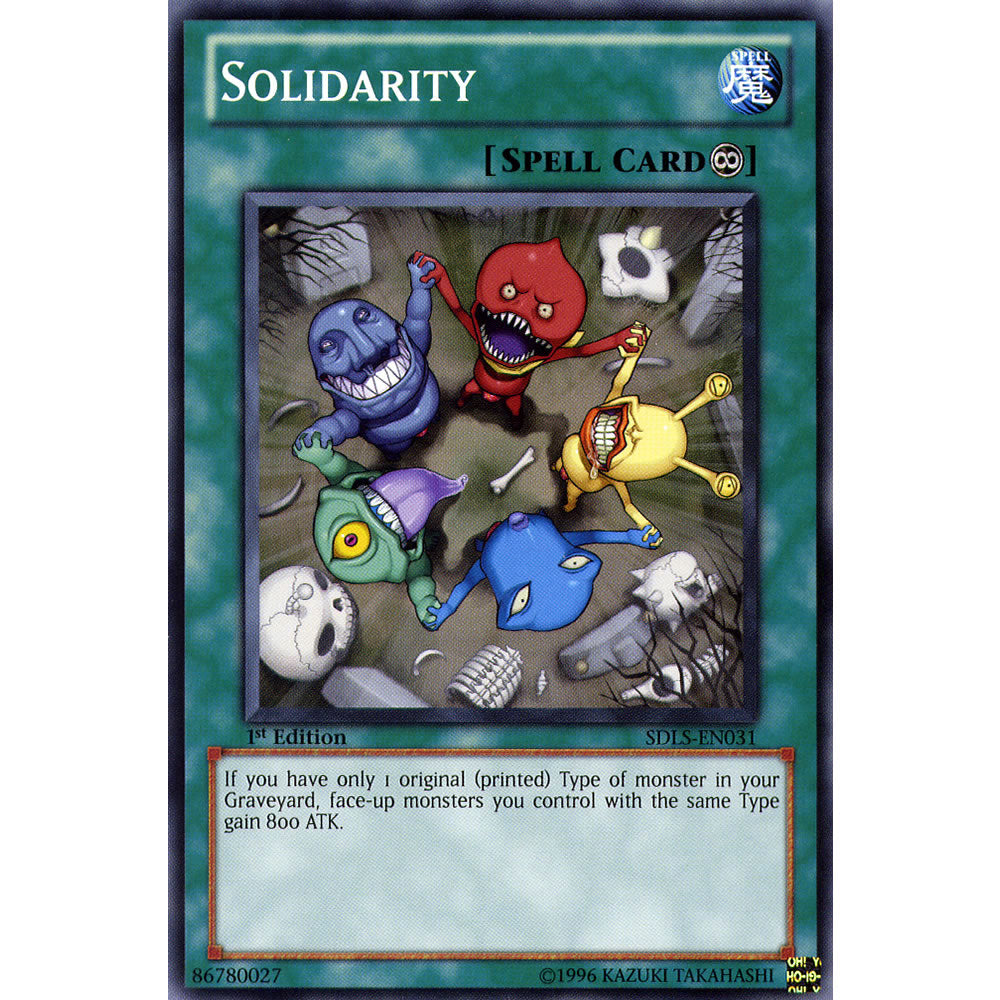 Solidarity SDLS-EN031 Yu-Gi-Oh! Card from the Lost Sanctuary Set