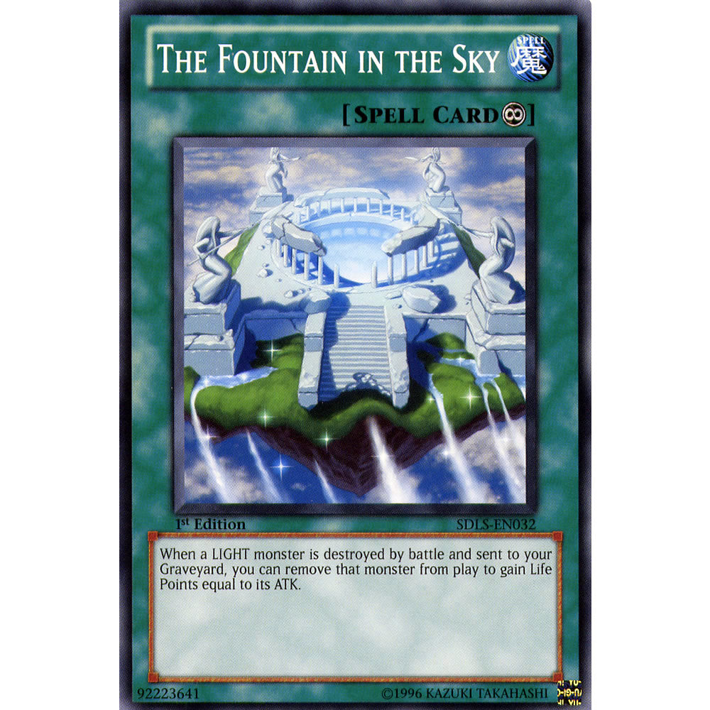 The Fountain in the Sky SDLS-EN032 Yu-Gi-Oh! Card from the Lost Sanctuary Set