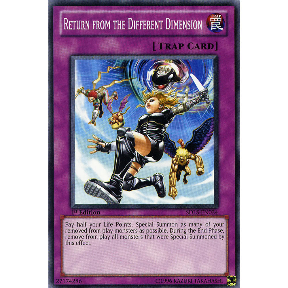 Return from the Different Dimension SDLS-EN034 Yu-Gi-Oh! Card from the Lost Sanctuary Set