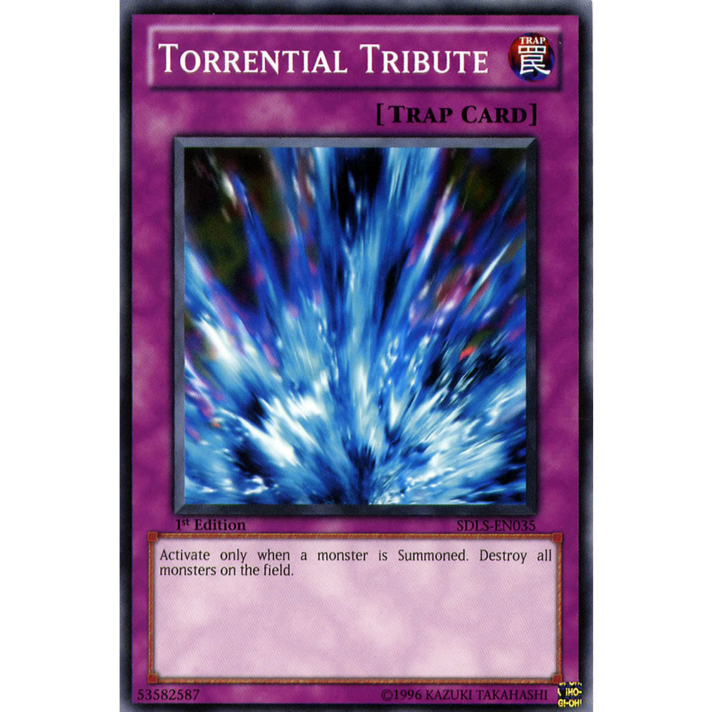 Torrential Tribute SDLS-EN035 Yu-Gi-Oh! Card from the Lost Sanctuary Set