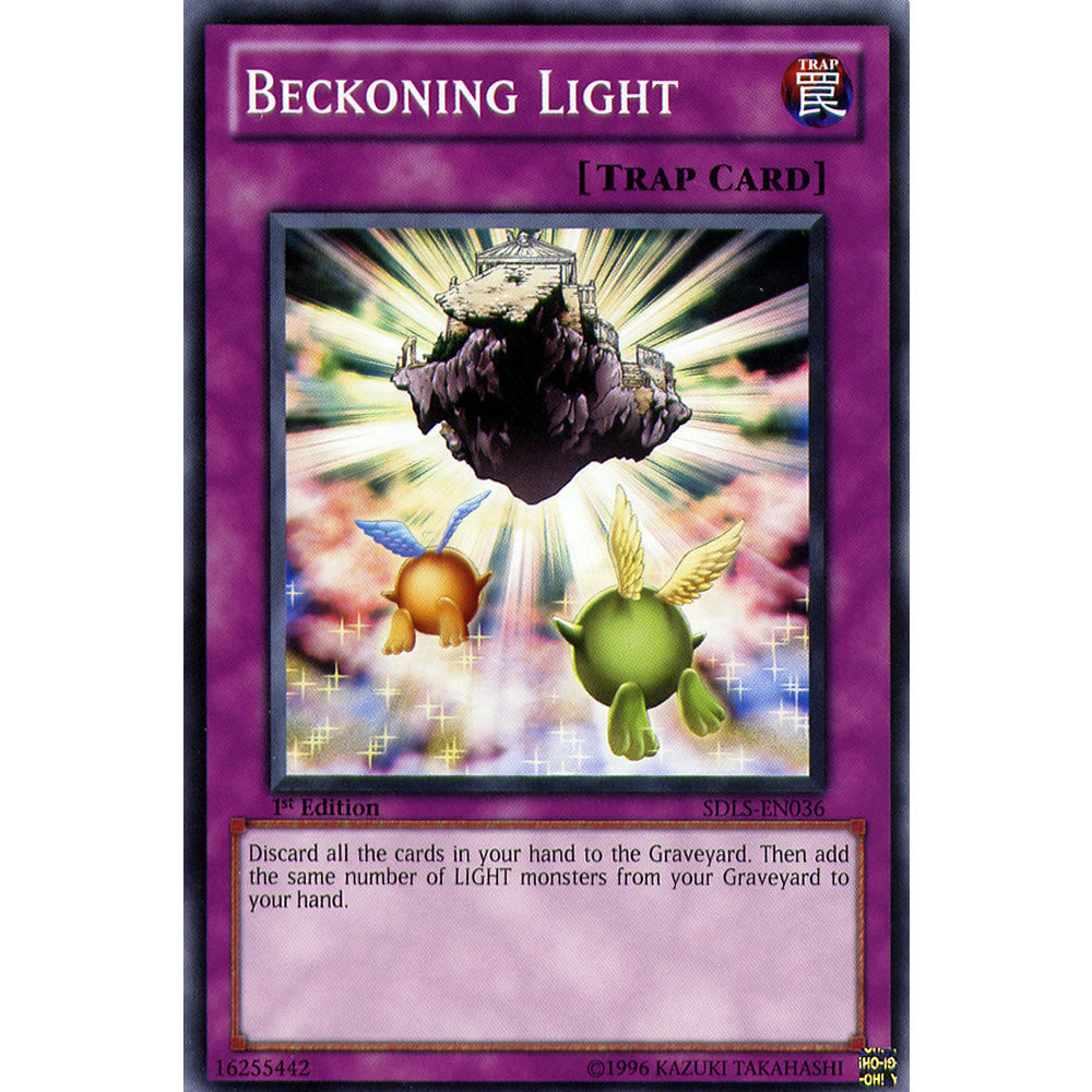 Beckoning Light SDLS-EN036 Yu-Gi-Oh! Card from the Lost Sanctuary Set