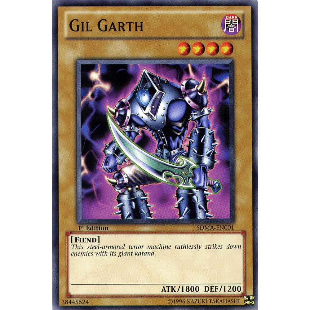 Gil Garth SDMA-EN001 Yu-Gi-Oh! Card from the Marik Set