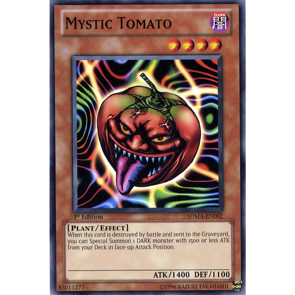 Mystic Tomato SDMA-EN002 Yu-Gi-Oh! Card from the Marik Set