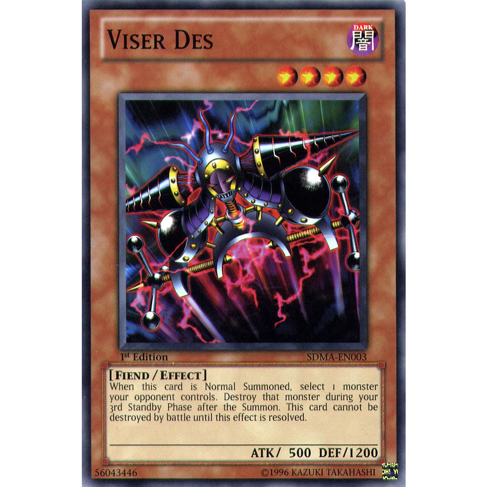 Viser Des SDMA-EN003 Yu-Gi-Oh! Card from the Marik Set