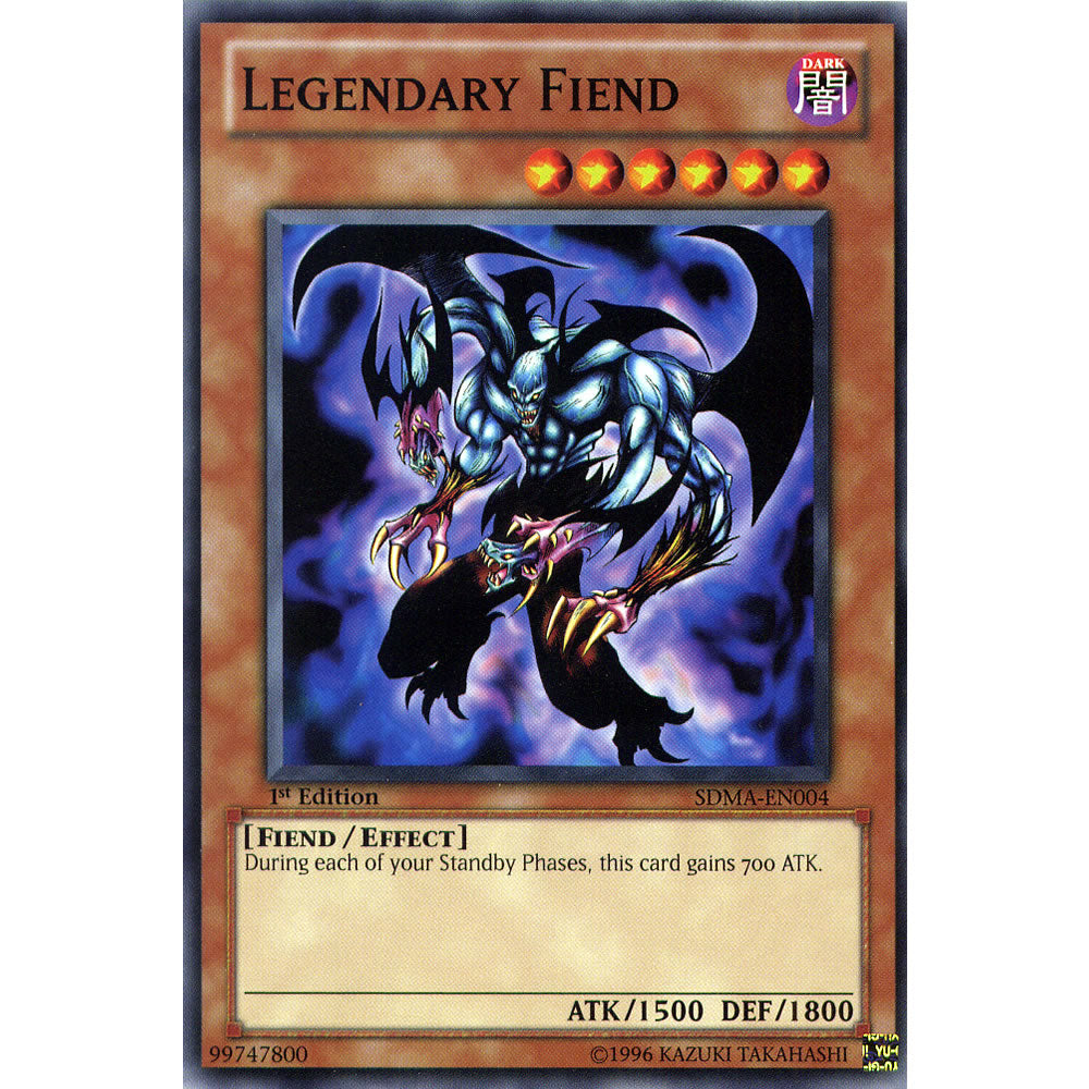 Legendary Fiend SDMA-EN004 Yu-Gi-Oh! Card from the Marik Set