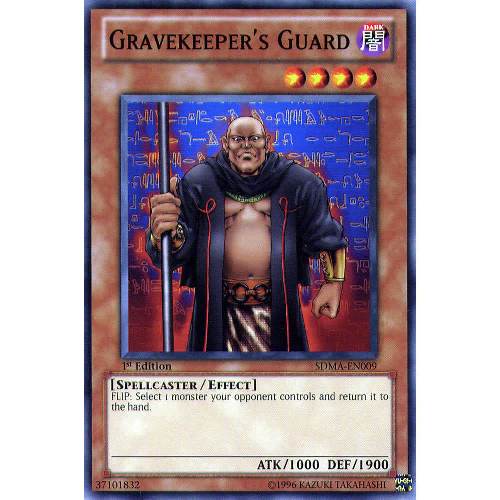 Gravekeeper's Guard SDMA-EN009 Yu-Gi-Oh! Card from the Marik Set