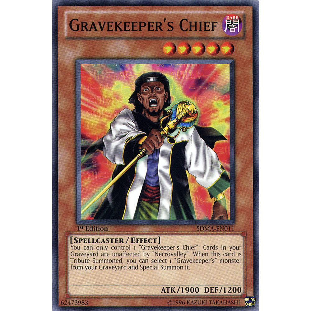 Gravekeeper's Chief SDMA-EN011 Yu-Gi-Oh! Card from the Marik Set