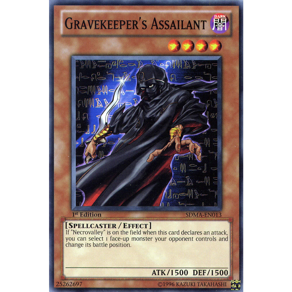 Gravekeeper's Assailant SDMA-EN013 Yu-Gi-Oh! Card from the Marik Set