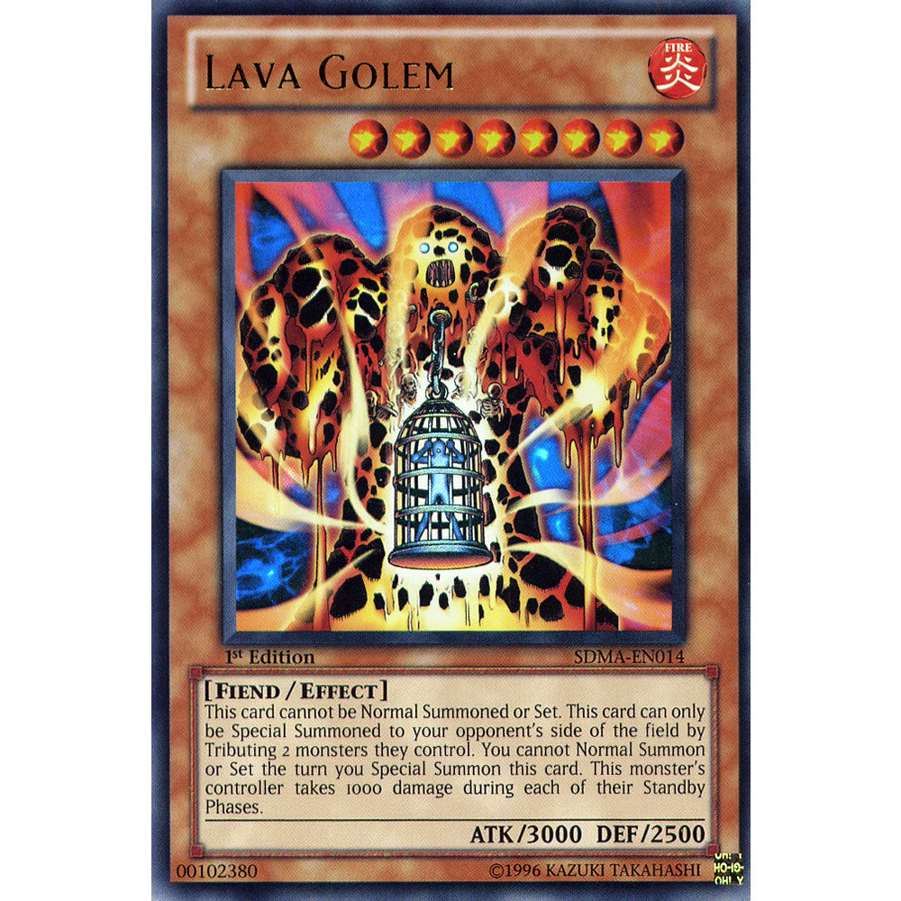 Lava Golem SDMA-EN014 Yu-Gi-Oh! Card from the Marik Set