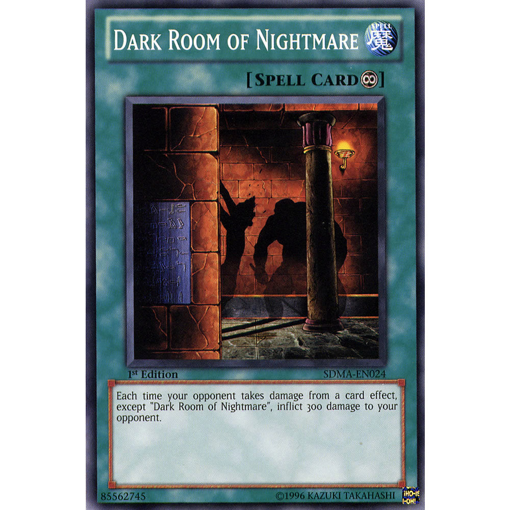 Dark Room of Nightmare SDMA-EN024 Yu-Gi-Oh! Card from the Marik Set