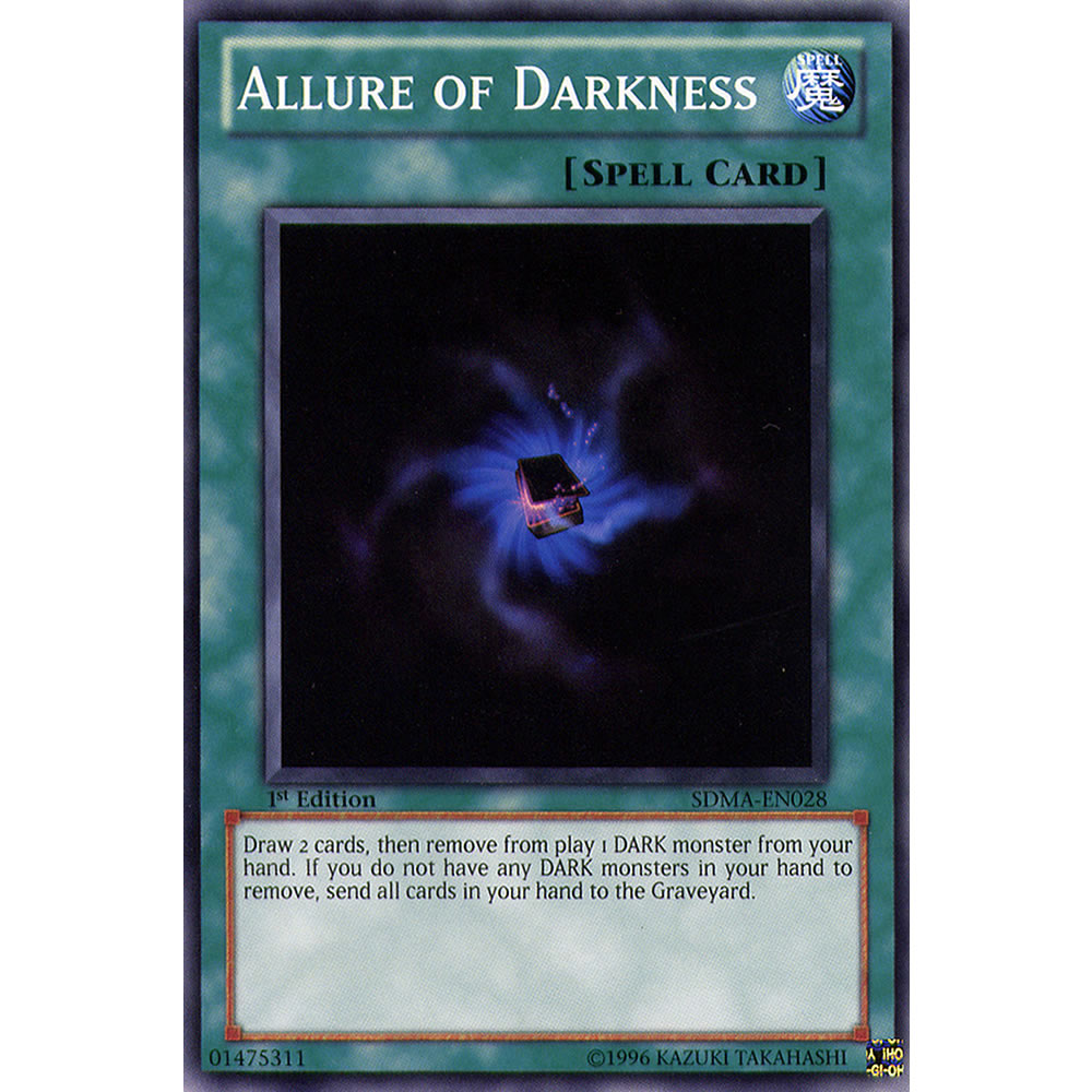 Allure of Darkness SDMA-EN028 Yu-Gi-Oh! Card from the Marik Set