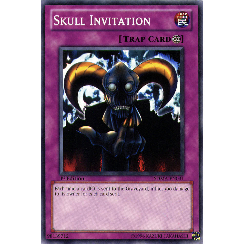 Skull Invitation SDMA-EN031 Yu-Gi-Oh! Card from the Marik Set