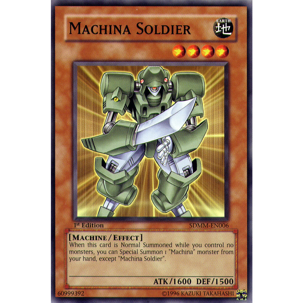 Machina Soldier SDMM-EN006 Yu-Gi-Oh! Card from the Machina Mayhem Set