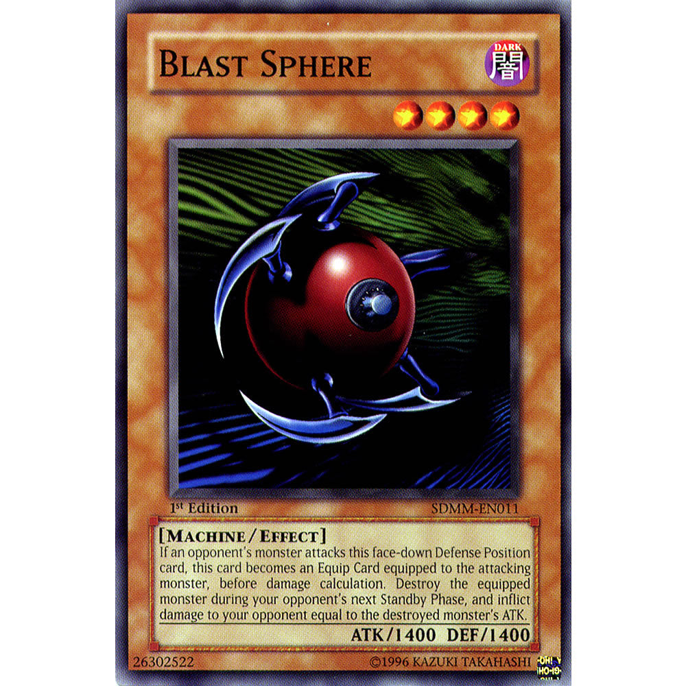 Blast Sphere SDMM-EN011 Yu-Gi-Oh! Card from the Machina Mayhem Set