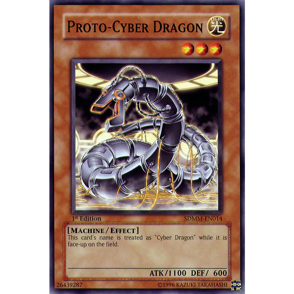 Proto - Cyber Dragon SDMM-EN014 Yu-Gi-Oh! Card from the Machina Mayhem Set