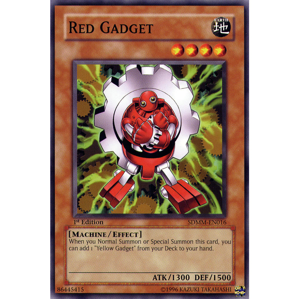 Red Gadget SDMM-EN016 Yu-Gi-Oh! Card from the Machina Mayhem Set